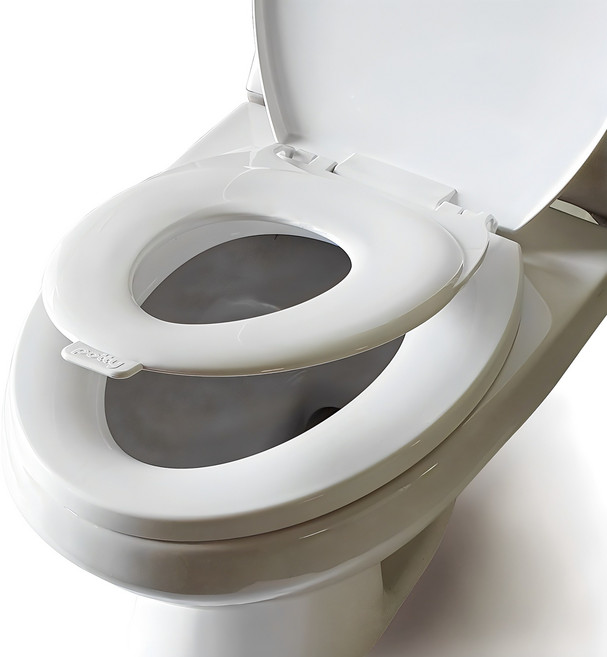 포띠즈 크린 유아변기커버 중대형공용, 올화이트