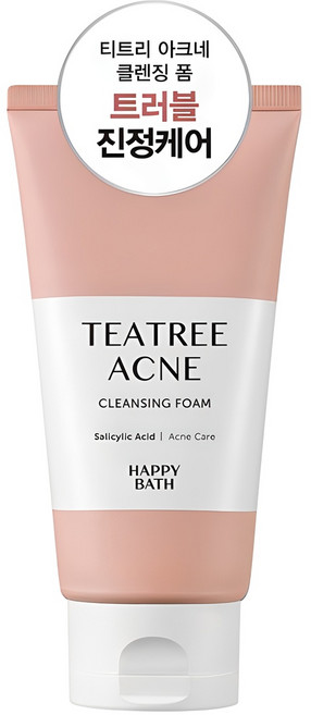 해피바스 티트리 아크네 클렌징 폼, 150g, 1개