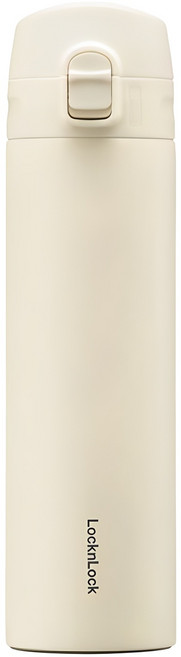 락앤락 데일리 슬림핏 원터치 텀블러, 아이보리, 400ml, 1개