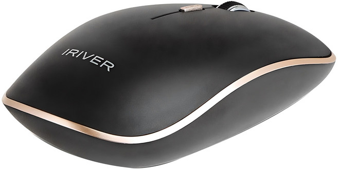 아이리버 무선마우스, IR-WM5500, 블랙 골드엣지