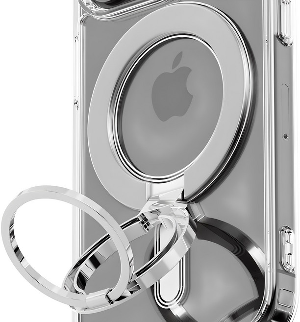 누아트 맥세이프 마그네틱 핑거링 그립 스마트톡, 실버, 1개