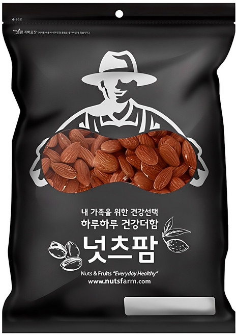 넛츠팜 구운 아몬드, 400g, 1개