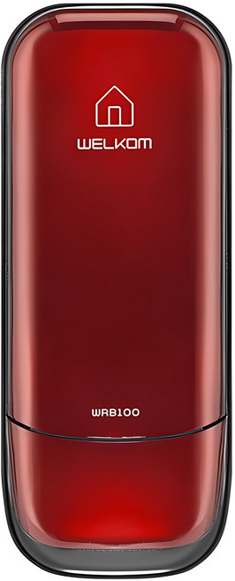 솔리티 웰콤 스마트 보조키 손잡이 없음 도어락 보조키 손잡이 없음 도어락 WRB-100, WRB-100(레드), 고객직접설치