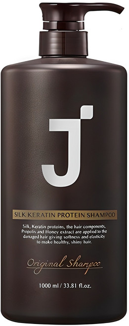 제이숲 실크 케라틴 단백질 샴푸, 1L, 1개