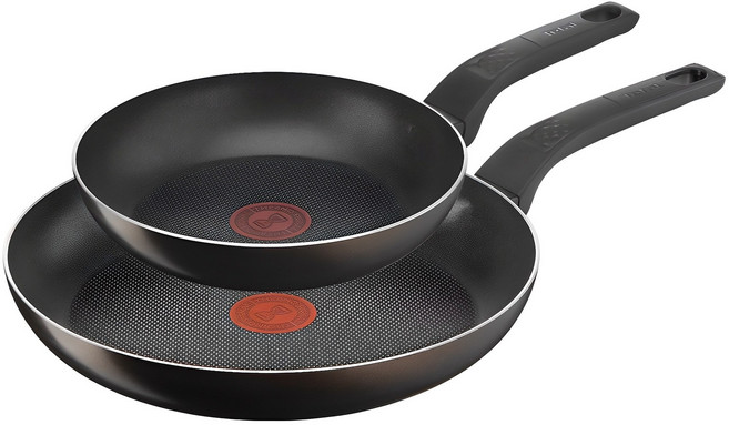 테팔 티타늄 액티쿡 프라이팬 세트 2개, 블랙커피, 프라이팬 20cm + 28cm, 1세트