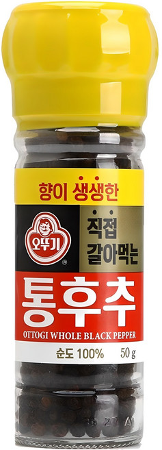 오뚜기 향이생생한 직접갈아먹는 통후추, 50g, 1개