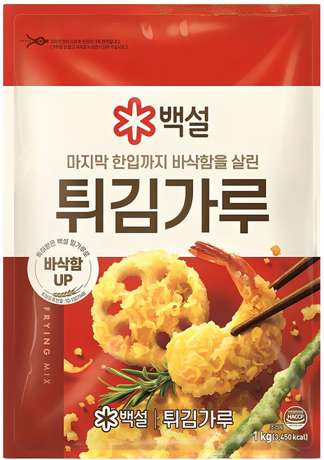 백설 튀김가루, 1kg, 1개