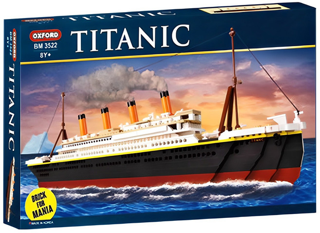 옥스포드 타이타닉 블럭 BM 3522, 혼합색상, 1개