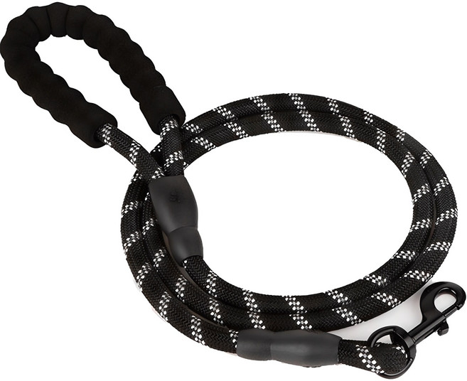 반려동물 중대형견 리드줄, 블랙, 1개