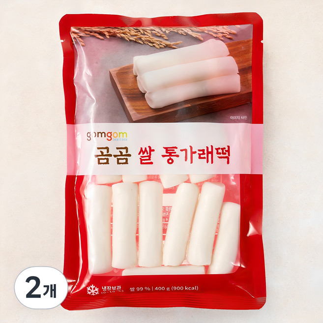 곰곰 쌀 통가래떡, 400g, 1개입, 2개