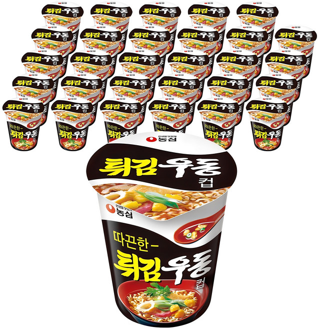 튀김우동 컵면, 62g, 30개