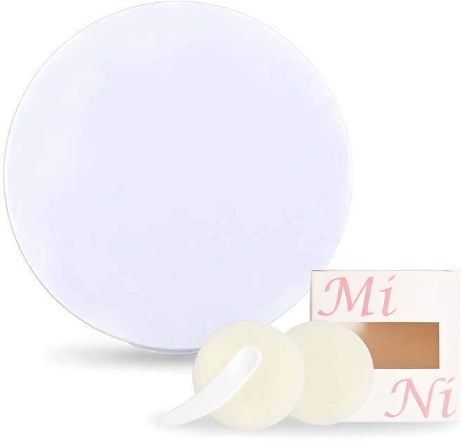 셀프천사 미니 DIY 비비 쿠션 케이스 5g, 화이트 무지, 1개