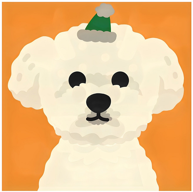 아트조이 DIY 명화그리기 20 x 20 cm, 말티즈, 1개