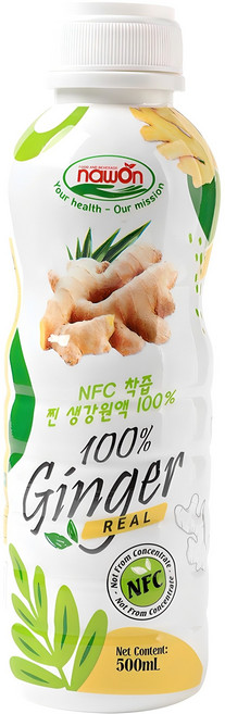 나원 NFC 착즙 찐 생강 원액 100%, 500ml, 1개