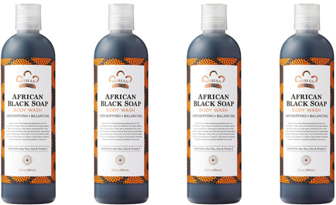 NUBIAN HERITAGE 非洲黑皂沐浴露, 4個, 384ml