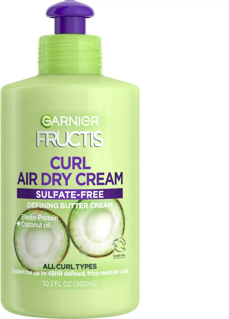 GARNIeR 卡尼爾 Fructis 乳霜柔捲髮乳, 1個, 300ml