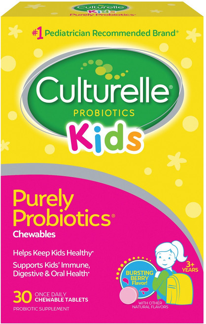 Culturelle 康萃樂 孩童日常益生菌口嚼錠, 30顆, 1盒