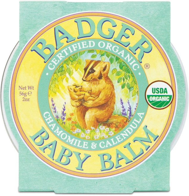 BADGER 孩童洋甘菊金盞花舒緩潤膚膏, 1罐, 56g