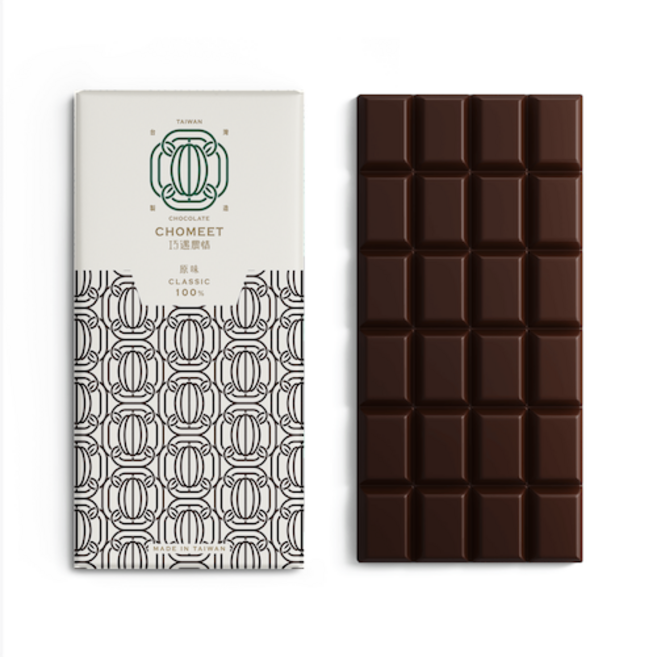 CHOMEET 巧遇 Bean to Bar 100%巧克力 單片 60g, 1個