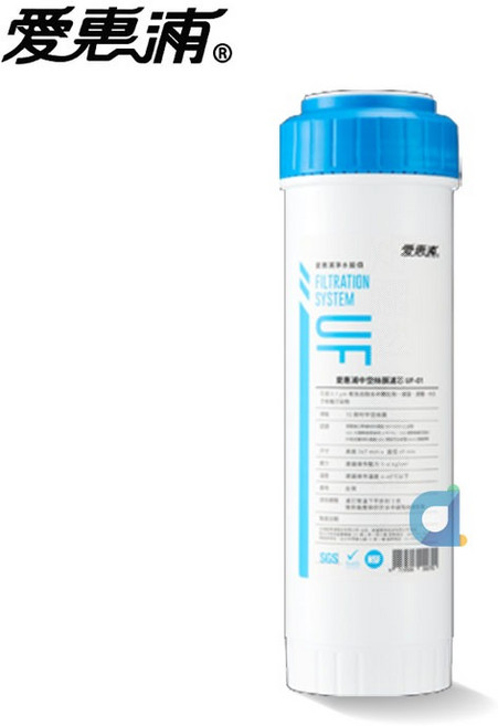 台灣愛惠浦EVERPURE UF-01 10英吋標準型中空絲膜濾心, 詳見包裝, 詳見包裝