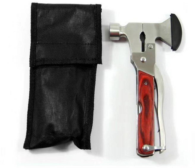 多功能組合工具 錐形安全錘 迷你斧頭 工具鉗 戶外野營生存