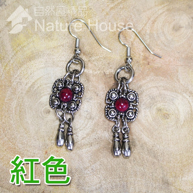 【自然屋精品】古銅古銀耳環 古銅 古銀 耳環 飾品 耳針式 耳飾 耳釘 復古風 earring