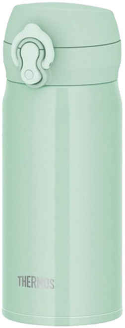 THERMOS 膳魔師 真空斷熱便攜馬克杯 保溫保冷隨行杯 JNL S350, 1個, 冰綠色
