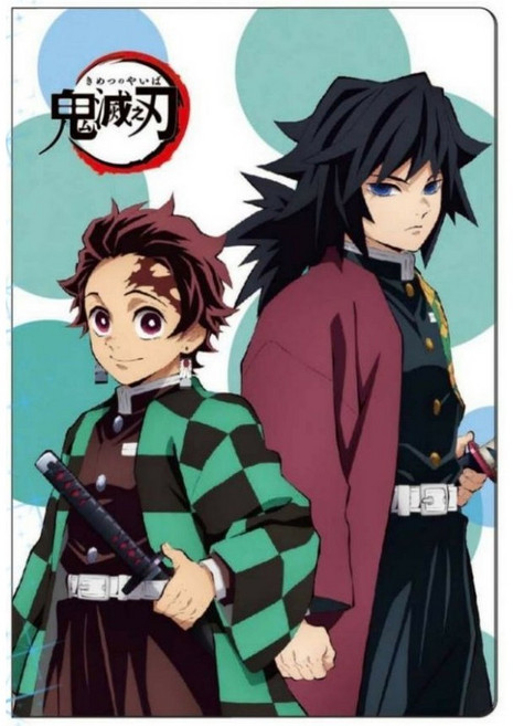 鬼滅之刃 B6 棉線橫線筆記本 炭治郎富岡義勇款, 炭治郎富岡義勇橫線筆記本