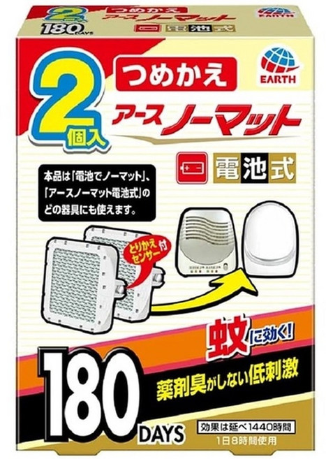 EARTH 防蚊香片, 加購香片（180日2入，無主機）