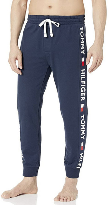 Tommy Hilfiger 法式羊絨Logo男款束口運動褲