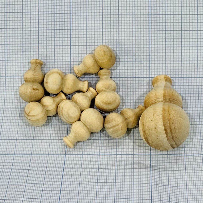 松木小葫蘆 可滴精油擴香開運小物, 淨重約3g