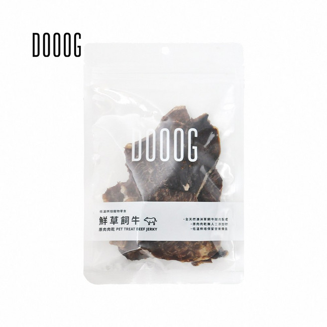 DOOOG 寵物零食, 50g, 1個, 鮮草飼牛