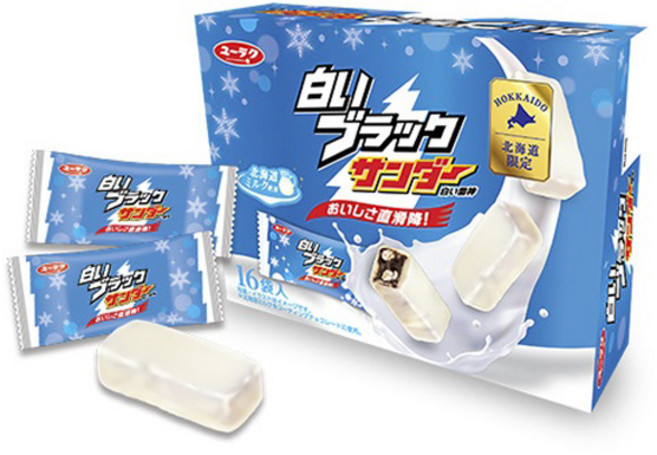 Yurakuseika 有樂製菓 雷神迷你北海道白巧克力, 1個