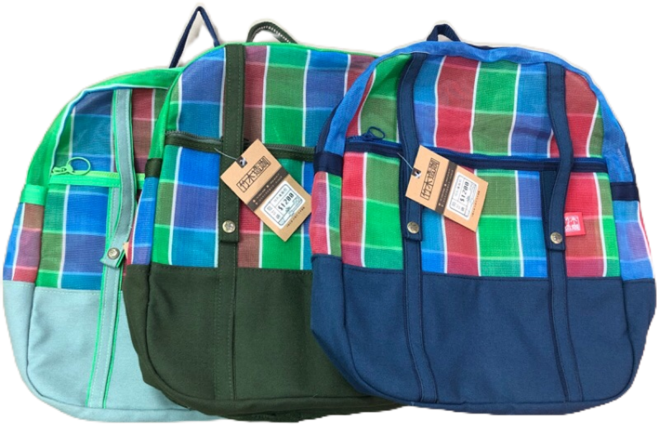 竹木造咖 茄芷後背包/手提袋 (復古), 紅色