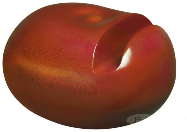 DaneilLee 設計手機座紙鎮, 紅色, 1個