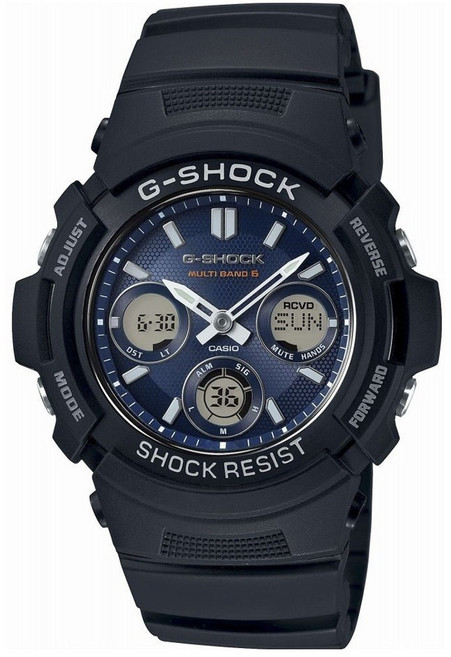[卡西歐] 手錶 G-SHOCK 電波 太陽能 AWG-M100SB-2AJF 黑色