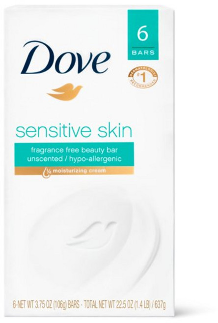 Dove 多芬 敏感肌美膚皂, 106g, 6入