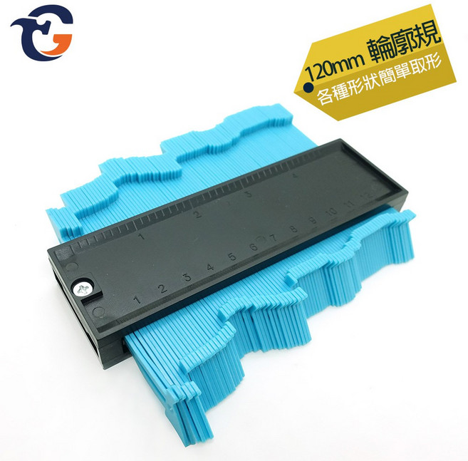 CG 蓋斯工具 輪廓取形器 仿型尺 板金打樣 曲線量尺, 1個