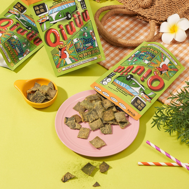 【和生御品】嗆辣哇沙比海苔脆脆 酥脆涮嘴 辦公室、出遊必備零食 50g, 50mg, 1個