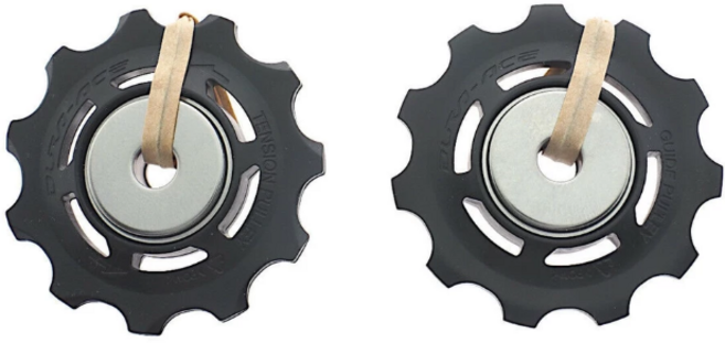 Shimano DURA-ACE RD-9000 Di2 RD-9070 RD-7970-A 後變速器導輪組 提升變速性能, 黑色, 1個