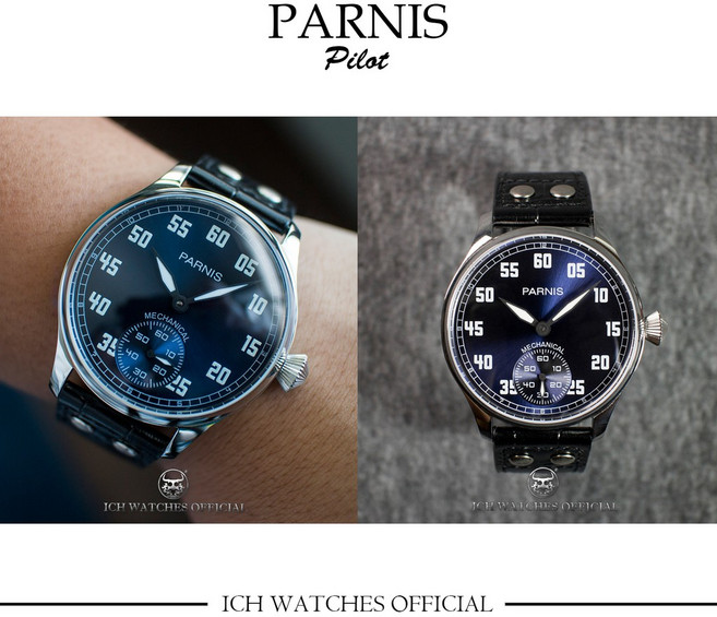 PARNIS 柏尼時 PILOT系列飛行錶 機械錶