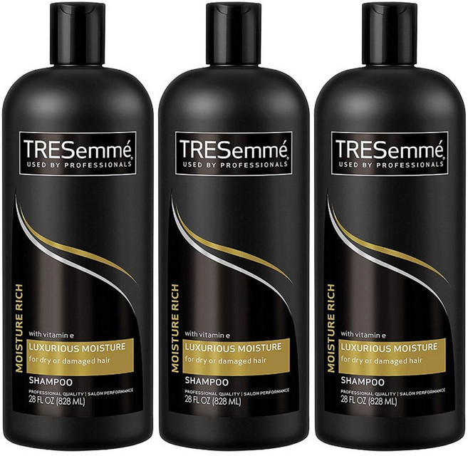 TRESemme 保濕維他命E洗髮乳, 3瓶, 828ml