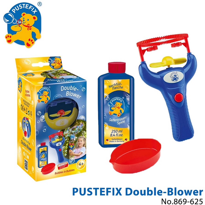 Pustefix 魔法電動泡泡竹蜻蜓 德國原裝進口 含250ML泡泡水, 詳見包裝
