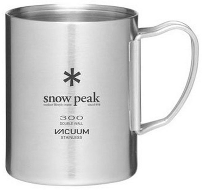 snow peak 雪諾必克 不鏽鋼真空馬克杯 MG-213 300ml, 1個, 銀