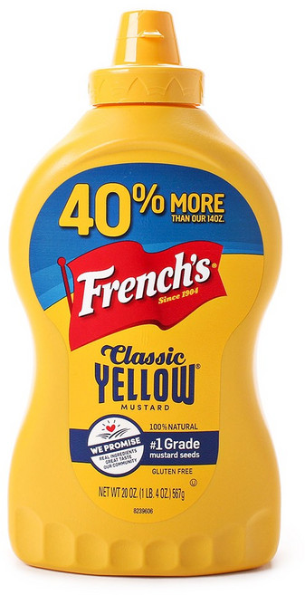 French's 法式黃芥末醬 無麩質, 1個, 567克