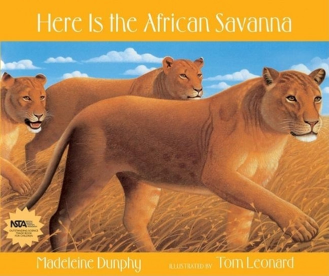 (英文圖書) Here Is the African Savanna 平裝版, Web of Life Children's Books, 英文