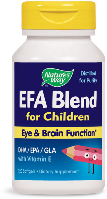 Nature's Way 然萃維 孩童用EFA&維他命E軟膠囊, 120顆, 1罐
