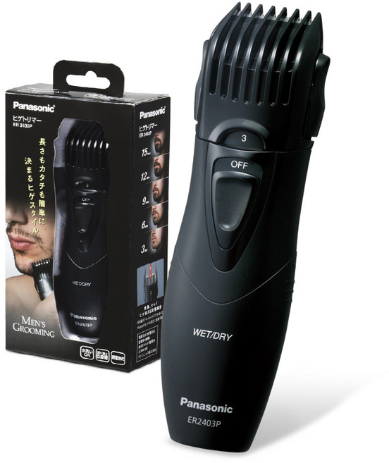 Panasonic 修鬍修鬢角器 ER2403 五段長度調整 全機可水洗, 附清潔刷及清潔油