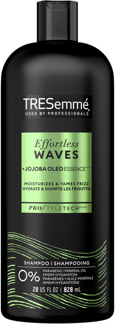 TRESemme Effortless Waves荷荷巴油精華洗髮精, 1瓶, 828ml