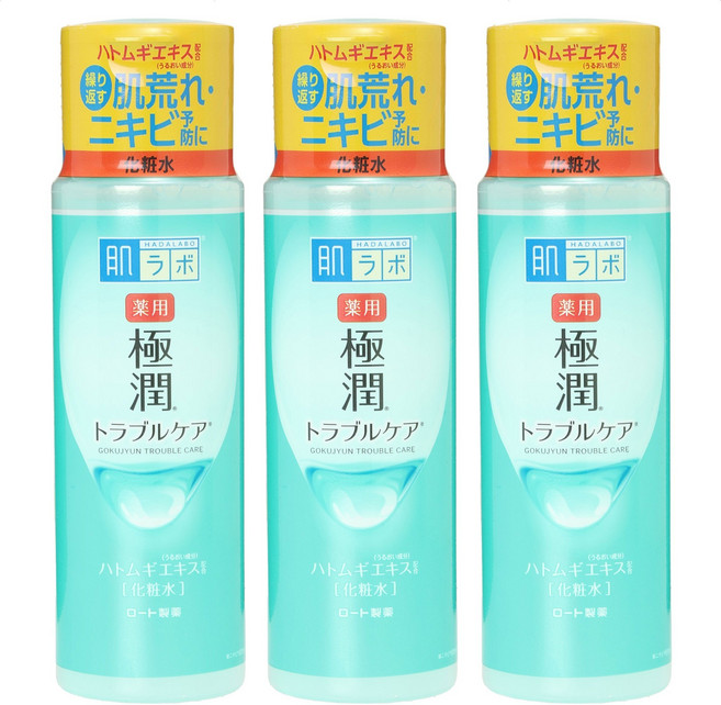 HADALABO 肌研 極潤化妝水, 170ml, 3瓶